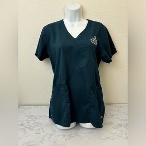 University Health System Respiratory Care Scrub Top Womens L Greys Anatomy​​